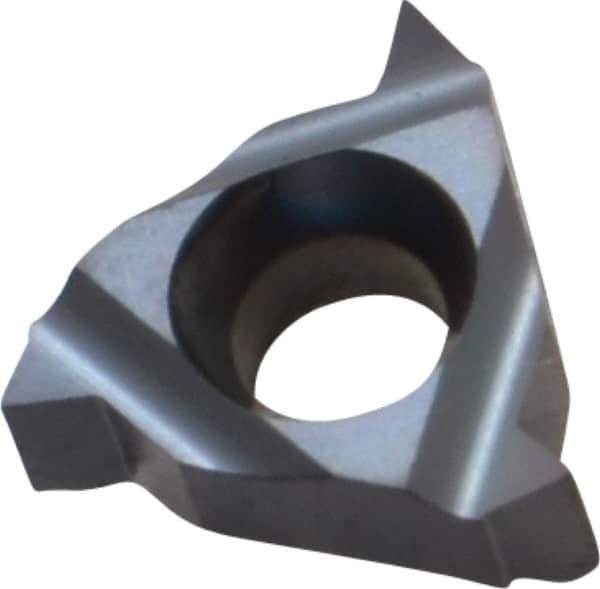 Hertel - 11IR Internal Right Hand 48-16 Partial Profile 60° Laydown Threading Insert - Grade HG225TR, TiAlN Coated Carbide - Eagle Tool & Supply