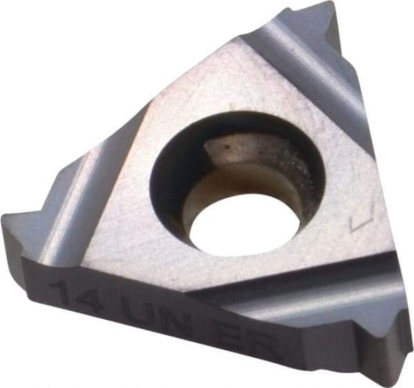 Hertel - 16ER External Right Hand 14 UN Laydown Threading Insert - Grade HG225TR, TiAlN Coated Carbide - Eagle Tool & Supply