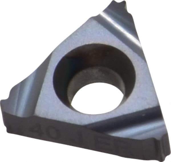 Hertel - 11ER External Right Hand 40 UNJ Laydown Threading Insert - Grade HG225TR, TiAlN Coated Carbide - Eagle Tool & Supply