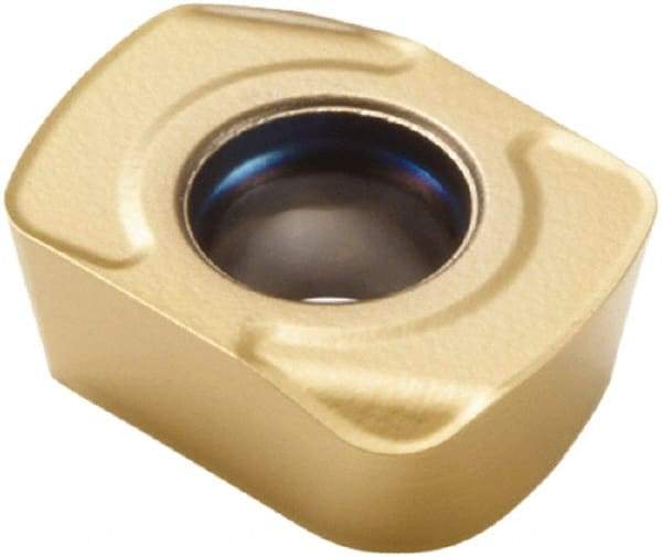 Seco - LPHT060310 E05 Grade F40M Carbide Milling Insert - TiAlN/TiN Finish, 1/8" Thick - Eagle Tool & Supply