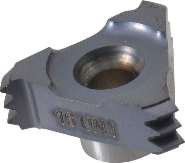 Carmex - C1816 Grade MT7, Internal UN Threading Insert - 16 TPI Int Pitch, TiAlN Finish - Eagle Tool & Supply