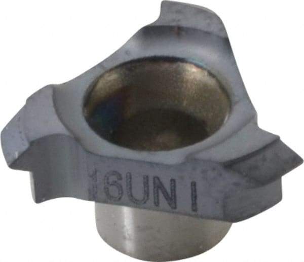Carmex - C1216 Grade MT7, Internal UN Threading Insert - 16 TPI Int Pitch, TiAlN Finish - Eagle Tool & Supply