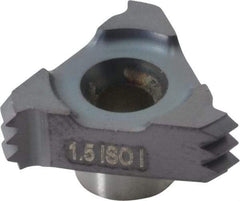 Carmex - C181.5 Grade MT7, Internal ISO Threading Insert - 1.5mm Int Pitch, TiAlN Finish - Eagle Tool & Supply