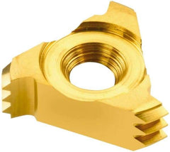 Carmex - C182.5 Grade MT7, Internal ISO Threading Insert - 2.5mm Int Pitch, TiAlN Finish - Eagle Tool & Supply