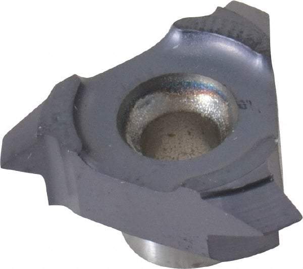 Carmex - C18 D60 Grade MT7, Internal/External Threading Insert - 1.75 to 2.5mm & 15 to 10 TPI Ext Pitch, 20 to 30mm & 13 to 08 TPI Int Pitch, TiAlN Finish - Eagle Tool & Supply