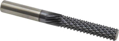 Onsrud - 3/8" Diam, 1-5/8" LOC, Plain End, Solid Carbide Diamond Pattern Router Bit - Right Hand Cut, 3-1/2" OAL, 3/8" Shank Diam, Use on Composites - Eagle Tool & Supply