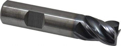 Kennametal - 5/8", 4 Flute, Solid Carbide, Corner Chamfer End Mill - 3" OAL, 3/4" LOC - Eagle Tool & Supply