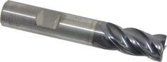 Kennametal - 1/2", 4 Flute, Solid Carbide, Corner Chamfer End Mill - 3" OAL, 1" LOC - Eagle Tool & Supply