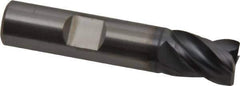 Kennametal - 1/2", 4 Flute, Solid Carbide, Corner Chamfer End Mill - 2-1/2" OAL, 5/8" LOC - Eagle Tool & Supply