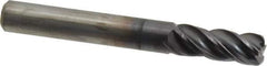 Kennametal - 5/16", 4 Flute, Solid Carbide, 0.06" Corner Radius End Mill - 2-1/2" OAL, 3/4" LOC - Eagle Tool & Supply