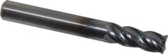 Kennametal - 5/16", 4 Flute, Solid Carbide, Corner Chamfer End Mill - 2-1/2" OAL, 3/4" LOC - Eagle Tool & Supply