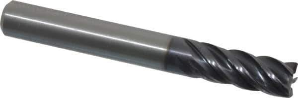 Kennametal - 5/16", 5 Flute, Solid Carbide, 0.015" Corner Radius End Mill - 2-1/2" OAL, 3/4" LOC - Eagle Tool & Supply