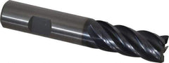 Kennametal - 16mm, 5 Flute, Solid Carbide, 0.75mm Corner Radius End Mill - 92mm OAL, 32mm LOC - Eagle Tool & Supply