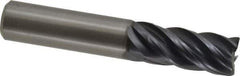 Kennametal - 16mm, 5 Flute, Solid Carbide, 0.75mm Corner Radius End Mill - 92mm OAL, 32mm LOC - Eagle Tool & Supply