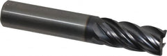 Kennametal - 14mm Diam 5 Flute Solid Carbide 0.75mm Corner Radius End Mill - Eagle Tool & Supply