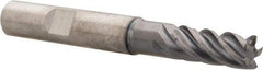 Kennametal - 7mm, 5 Flute, Solid Carbide, 0.4mm Corner Radius End Mill - 63mm OAL, 16mm LOC - Eagle Tool & Supply