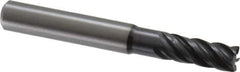 Kennametal - 7mm, 5 Flute, Solid Carbide, 0.4mm Corner Radius End Mill - 63mm OAL, 16mm LOC - Eagle Tool & Supply