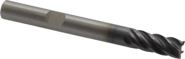 Kennametal - 6mm, 5 Flute, Solid Carbide, 0.4mm Corner Radius End Mill - 57mm OAL, 13mm LOC - Eagle Tool & Supply