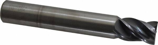 Kennametal - 3/4", 4 Flute, Solid Carbide, Corner Chamfer End Mill - 5" OAL, 1" LOC - Eagle Tool & Supply