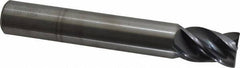 Kennametal - 3/4", 4 Flute, Solid Carbide, Corner Chamfer End Mill - 5" OAL, 1" LOC - Eagle Tool & Supply