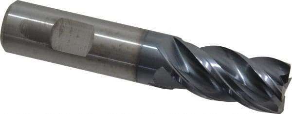 Kennametal - 3/4", 4 Flute, Solid Carbide, 0.03" Corner Radius End Mill - 4" OAL, 1-1/2" LOC - Eagle Tool & Supply