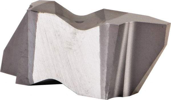 Kennametal - NA3 Grade KCU25, Internal/External Acme Threading Insert - 10 TPI Int Pitch, Right Hand Insert, AlTiN Finish, Carbide - Eagle Tool & Supply