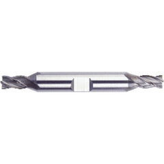 5/32″ × 3/8″ × 15/64″ × 2 3/4″ 4 Flute Double End HSS Finishing Center Cutting End Mill-Uncoated - Exact Industrial Supply