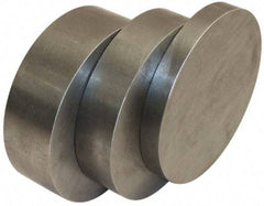 Value Collection - 5-1/2" Diam x 1/2" Long, 12L14 Steel Round Rod - Cold Finish, Mill, Steel - Eagle Tool & Supply