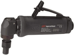 Ingersoll-Rand - 1/4" Collet, Angle Handle, Angle Air Die Grinder - 20,000 RPM, Dual Capable Exhaust, 25 CFM, 0.4 hp - Eagle Tool & Supply