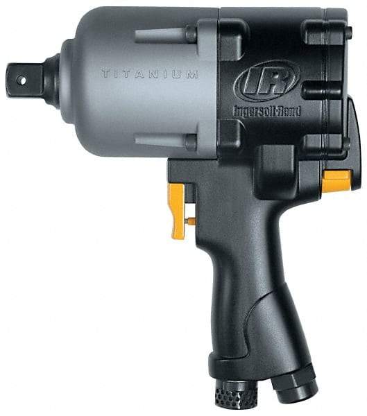 Ingersoll-Rand - 1" Drive, 5,300 RPM, 2,500 Ft/Lb Torque Impact Wrench - Pistol Grip Handle, 800 IPM, 75 CFM, 1/2" NPT Inlet - Eagle Tool & Supply