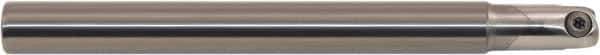 Millstar - 3/4" Cut Diam, 1-1/2" Max Depth of Cut, 3/4" Shank Diam, 8" OAL, Indexable Ball Nose End Mill - Straight Shank, CBCY Toolholder, BD-N, BD-R, BDS, FB-R, TO, TOBD-NF, HF Insert - Eagle Tool & Supply