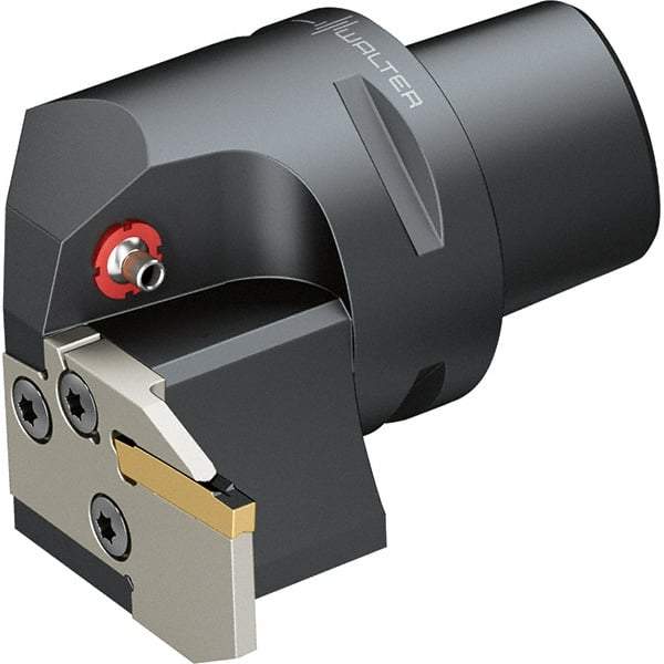 Walter - 0.827" Max Depth of Cut, Indexable Grooving Cutoff Toolholder - 24 Seat Size, Series NCLE-GX24-CAPTO - Eagle Tool & Supply