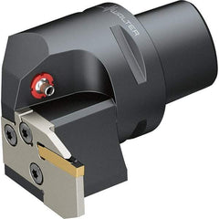 Walter - 0.827" Max Depth of Cut, Indexable Grooving Cutoff Toolholder - 24 Seat Size, Series NCLE-GX24-CAPTO - Eagle Tool & Supply
