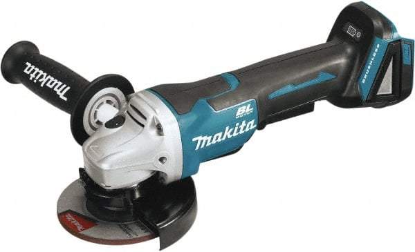 Makita - 4-1/2" Wheel Diam, 8,500 RPM, Cordless Cutoff & Cutoff-Grinder Tool - Straight Handle - Eagle Tool & Supply