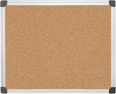 MasterVision - 24" Wide x 36" High Open Cork Bulletin Board - Natural (Color) - Eagle Tool & Supply