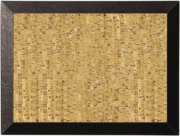MasterVision - 24" Wide x 18" High Open Cork Bulletin Board - Natural (Color) - Eagle Tool & Supply