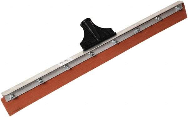 SEYMOUR-MIDWEST - 23-7/8" Rubber Blade Floor Squeegee - Threaded End, Single Edge, Aluminum Holder - Eagle Tool & Supply