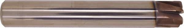 Millstar - 12mm, 6 Flute, Single End, Solid Carbide, 1.32mm Corner Radius End Mill - 100mm OAL, Right Hand Flute, 4.5mm LOC, Right Hand Cut - Eagle Tool & Supply