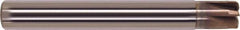 Millstar - 10mm, 6 Flute, Single End, Solid Carbide, 1.1mm Corner Radius End Mill - 76mm OAL, Right Hand Flute, 4.5mm LOC, Right Hand Cut - Eagle Tool & Supply