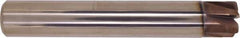Millstar - 1/2", 6 Flute, Single End, Solid Carbide, 0.056" Corner Radius End Mill - 4" OAL, Right Hand Flute, 3/16" LOC, Right Hand Cut - Eagle Tool & Supply
