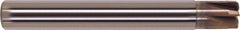 Millstar - 5/16", 6 Flute, Single End, Solid Carbide, 0.036" Corner Radius End Mill - 3" OAL, Right Hand Flute, 5/32" LOC, Right Hand Cut - Eagle Tool & Supply