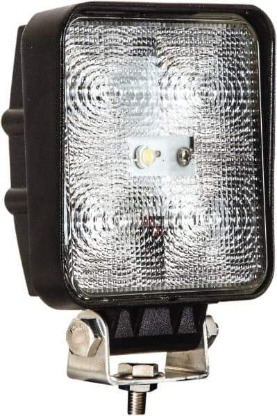 Buyers Products - 12 to 24 Volt, Clear Flood Beam Light - 1.2 Amps, 1,050 Lumens, 5 LED Lamp - Eagle Tool & Supply