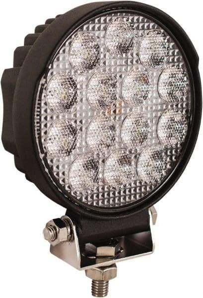 Buyers Products - 12 to 24 Volt, Clear Flood Beam Light - 3.0 Amps, 2,525 Lumens, 14 LED Lamp - Eagle Tool & Supply