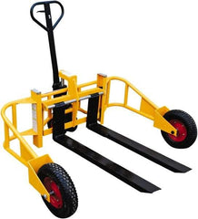 Vestil - 2,000 Lb Capacity, 9" Lift Industrial Pallet Truck - 3" Min Lift Height, 48" Fork Length x 4" Fork Width, 65" Overall Width - Eagle Tool & Supply