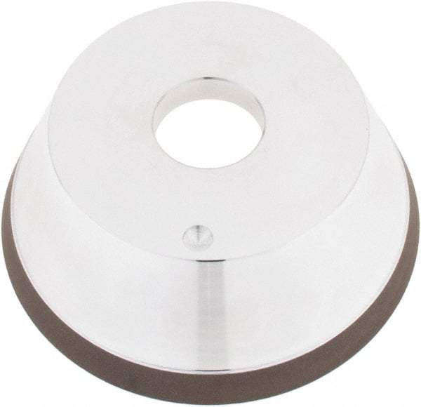 Tru-Maxx - 5" Diam, 1-1/4" Hole Size, 1" Overall Thickness, 120 Grit, Type 11V9, Tool & Cutter Grinding Wheel - Fine Grade, CBN - Eagle Tool & Supply