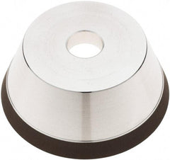 Tru-Maxx - 95mm Diam, 3/4" Hole Size, 1" Overall Thickness, 120 Grit, Type 11V9, Tool & Cutter Grinding Wheel - Fine Grade, Diamond - Eagle Tool & Supply