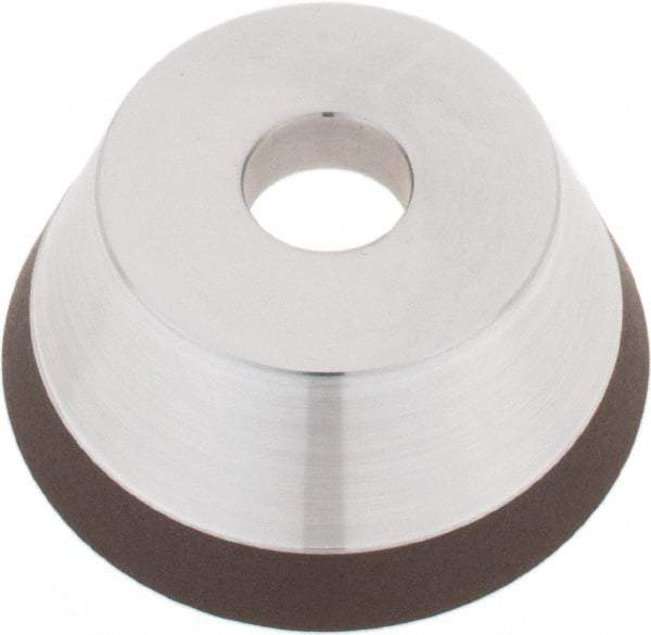 Tru-Maxx - 3" Diam, 3/4" Hole Size, 1" Overall Thickness, 120 Grit, Type 11V9, Tool & Cutter Grinding Wheel - Fine Grade, Diamond - Eagle Tool & Supply