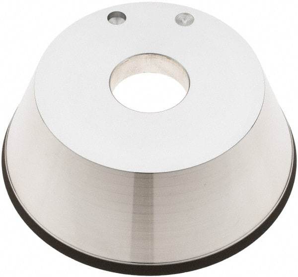 Tru-Maxx - 5" Diam, 1-1/4" Hole Size, 1" Overall Thickness, 100 Grit, Type 11V9, Tool & Cutter Grinding Wheel - Fine Grade, CBN - Eagle Tool & Supply
