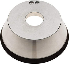 Tru-Maxx - 5" Diam, 1-1/4" Hole Size, 1" Overall Thickness, 120 Grit, Type 11V9, Tool & Cutter Grinding Wheel - Fine Grade, Diamond - Eagle Tool & Supply