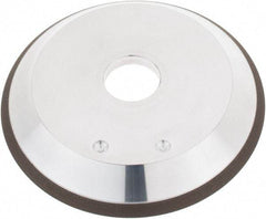 Tru-Maxx - 6" Diam, 1-1/4" Hole Size, 3" Overall Thickness, 150 Grit, Type 12V9, Tool & Cutter Grinding Wheel - Very Fine Grade, Diamond - Eagle Tool & Supply